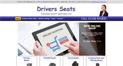 Desktop Screenshot of drivers-seats.com