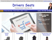 Tablet Screenshot of drivers-seats.com